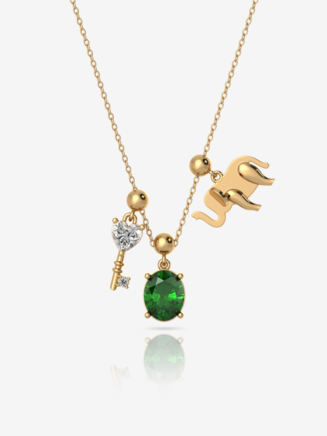 Collana Con Barboncino In Argento 925 E Zirconi Cll2182 - Foto 13