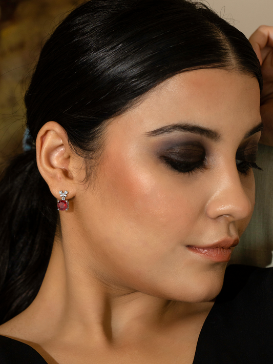 Butterfly Garnet Earrings - Verozi