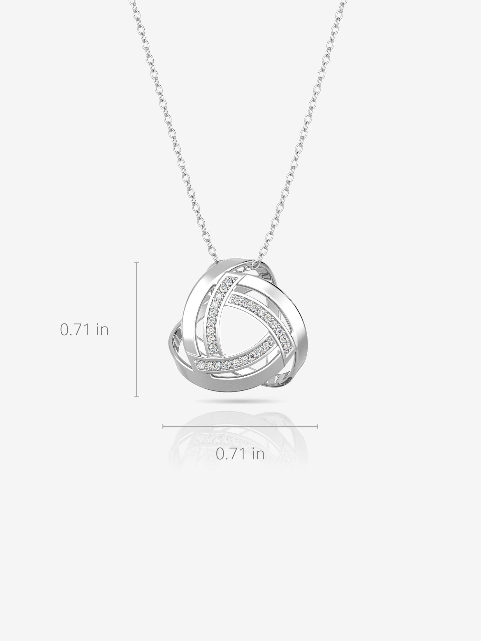 EUEAVAN Silver Witches Knot Necklace Stainless Steel Celtics Magic Knot  Amulet Jewelry Gift - Walmart.com